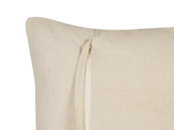 Conjunto De 2 Almofadas Decorativas Em Algodao Branco 45 X 45 Cm Catalpa
