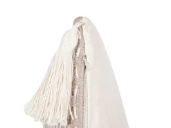 Conjunto De 2 Almofadas Decorativas Taupe 42 X 42 Cm Hakone