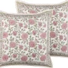 Conjunto De 2 Almofadas Decorativas Com Padrao Floral Em Algodao Multicolor 45 X 45 Cm Celtis