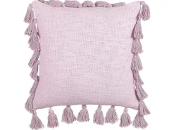 Conjunto De 2 Almofadas Decorativas Rosa 45 X 45 Cm Lynchis