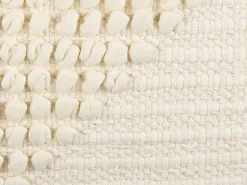Conjunto De 2 Almofadas Decorativas Em Algodao Creme 45 X 45 Cm Pellaea