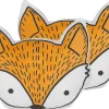 Conjunto De 2 Almofadas Decorativas Em Forma De Raposa Laranja 50 X 40 Cm Vadodara