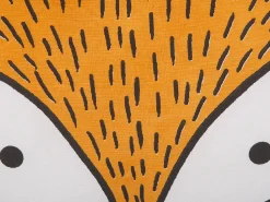 Conjunto De 2 Almofadas Decorativas Em Forma De Raposa Laranja 50 X 40 Cm Vadodara