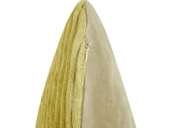 Conjunto De 2 Almofadas Decorativas Em Bombazine Verde 47 X 27 Cm Millet