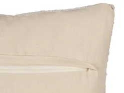 Conjunto De 2 Almofadas Decorativas Em Algodao Creme 45 X 45 Cm Ixora