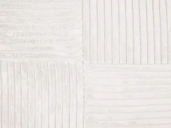 Conjunto De 2 Almofadas Decorativas Em Bombazine Branca Creme 43 X 43 Cm Millet