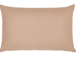 Conjunto De 2 Almofadas Em Tecido Cor De Areia 50 X 70 Cm Almyros