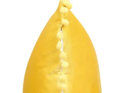Conjunto De 2 Almofadas Em Veludo Amarelo 45 X 45 Cm Aerangis