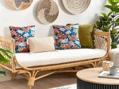 Conjunto De 2 Almofadas Em Veludo Multicolor 45 X 45 Cm Sumac