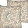 Conjunto De 2 Almofadas Multicolor 45 X 45 Cm Vriesea