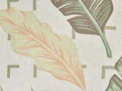 Conjunto De 2 Almofadas Verde E Creme 45 X 45 Cm Rhapis