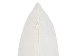 Conjunto De 2 Almofadas Verde E Creme 45 X 45 Cm Microsorum