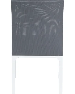 Conjunto De 8 Cadeiras De Jardim Cinzentas Bacoli