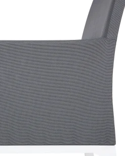 Conjunto De 8 Cadeiras De Jardim Cinzentas Bacoli