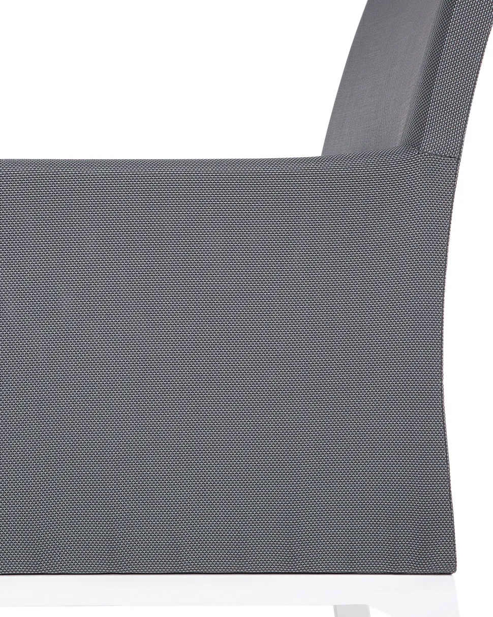 Conjunto De 8 Cadeiras De Jardim Cinzentas Bacoli