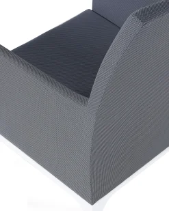 Conjunto De 8 Cadeiras De Jardim Cinzentas Bacoli