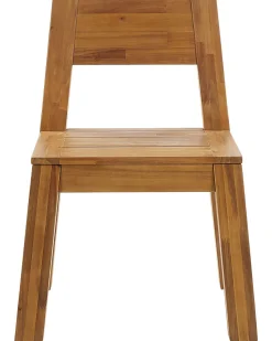 Conjunto De 6 Cadeiras De Jardim Em Madeira De Acacia Livorno