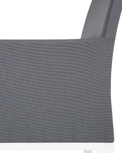 Conjunto De 6 Cadeiras De Jardim Cinzentas Bacoli