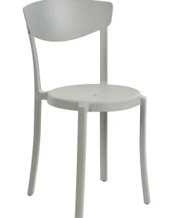 Conjunto De 8 Cadeiras De Jantar Cinzentas Claras Vieste