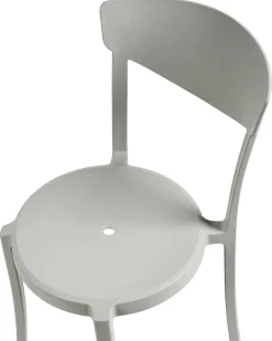 Conjunto De 8 Cadeiras De Jantar Cinzentas Claras Vieste