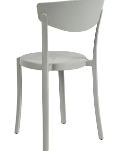 Conjunto De 8 Cadeiras De Jantar Cinzentas Claras Vieste