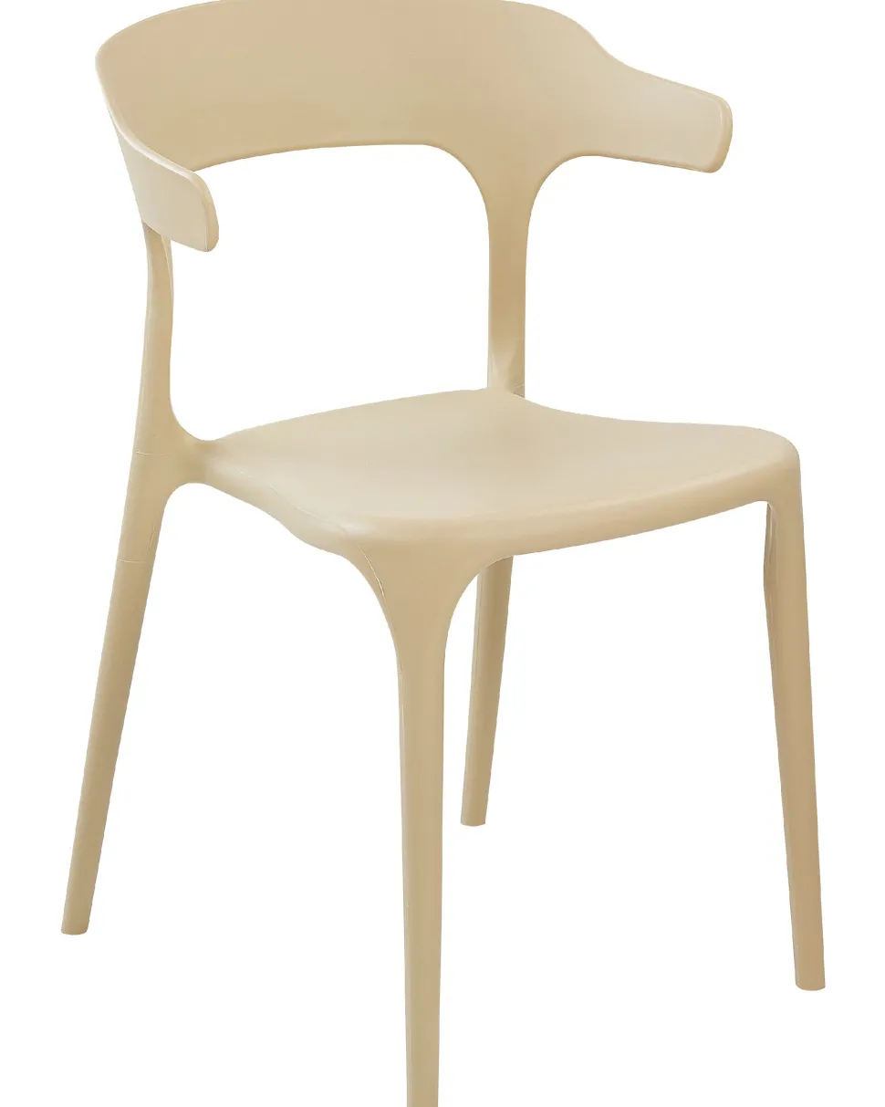 Conjunto De 8 Cadeiras De Jantar Cremes Gubbio