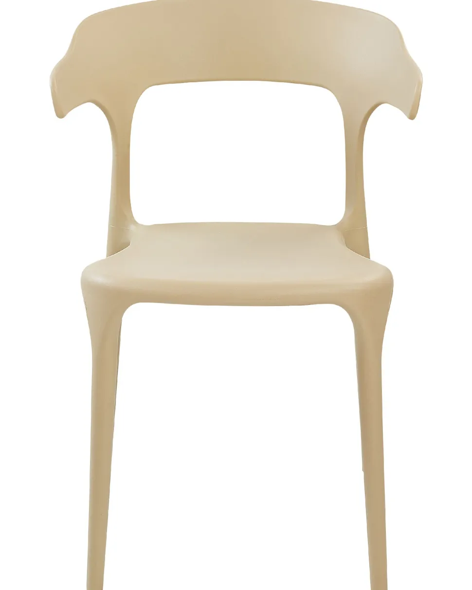 Conjunto De 8 Cadeiras De Jantar Cremes Gubbio