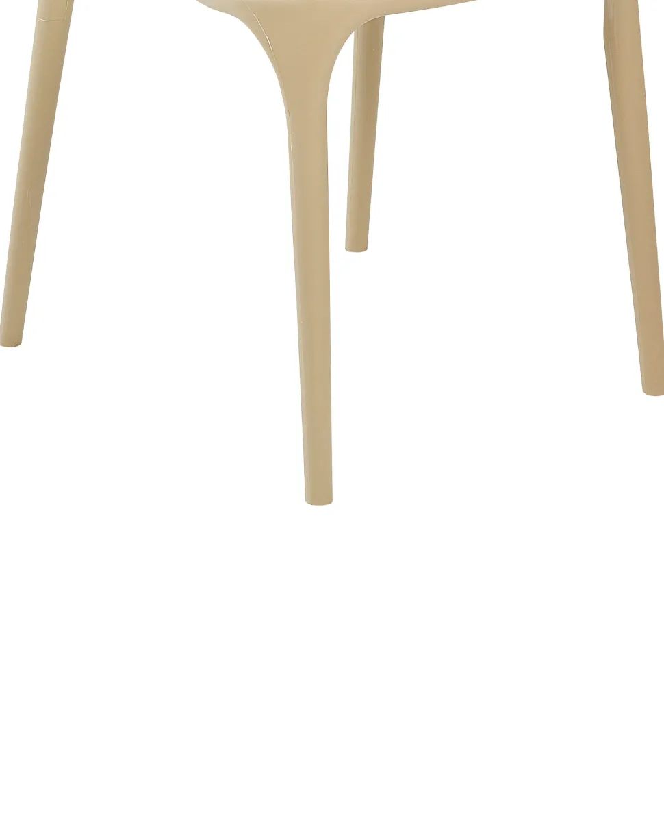 Conjunto De 8 Cadeiras De Jantar Cremes Gubbio