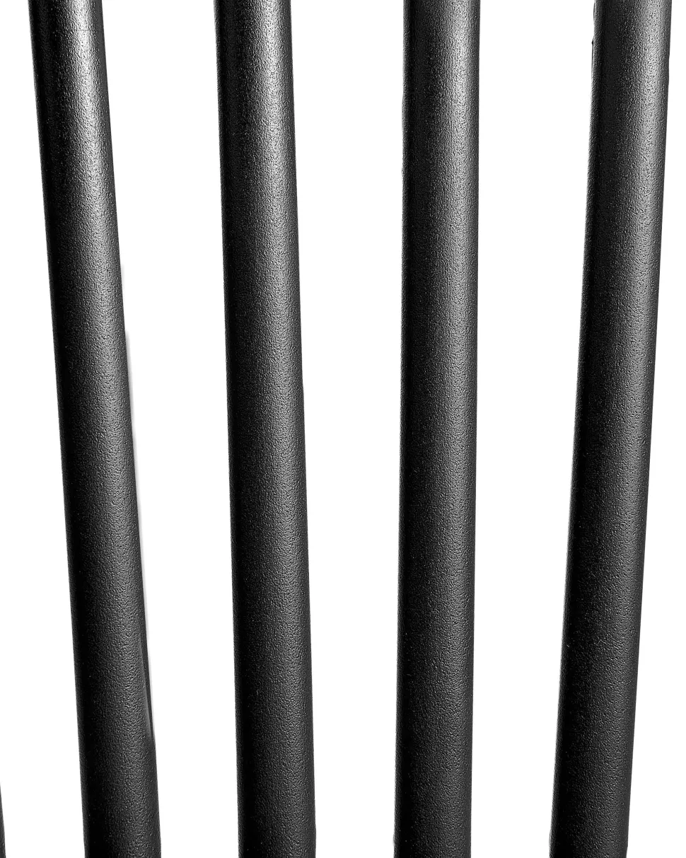 Conjunto De 4 Cadeiras De Jantar Em Plastico Preto Gela