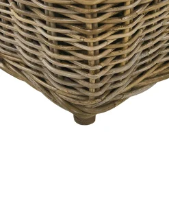 Conjunto De 2 Cadeiras De Jardim Rattan Cor Natural Maros
