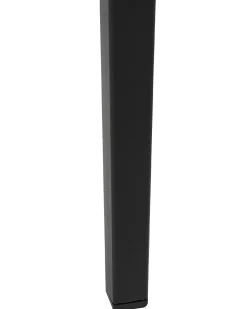 Conjunto De 6 Cadeiras De Jardim Pretas Taviano