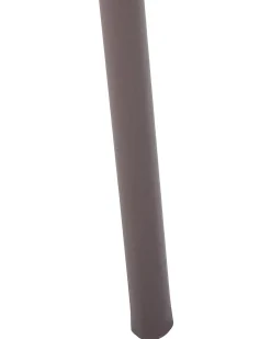 Conjunto De 4 Cadeiras De Jantar Em Plastico Taupe Gela