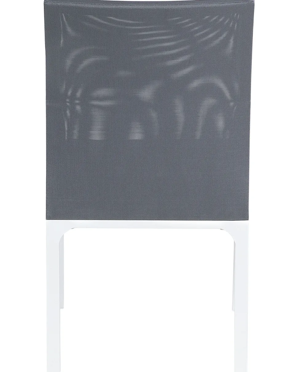 Conjunto De 4 Cadeiras De Jardim Cinzentas Bacoli