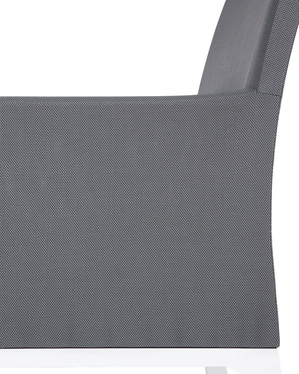 Conjunto De 4 Cadeiras De Jardim Cinzentas Bacoli