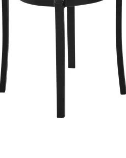 Conjunto De 8 Cadeiras De Jantar Pretas Vieste