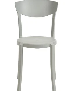 Conjunto De 4 Cadeiras De Jantar Cinzentas Claras Vieste