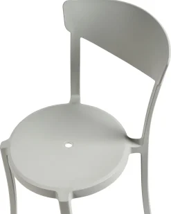 Conjunto De 4 Cadeiras De Jantar Cinzentas Claras Vieste