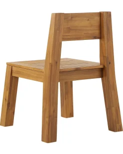 Conjunto De 2 Cadeiras De Jardim Em Madeira De Acacia Livorno