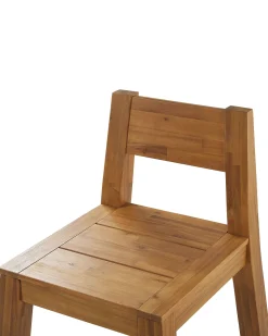 Conjunto De 2 Cadeiras De Jardim Em Madeira De Acacia Livorno