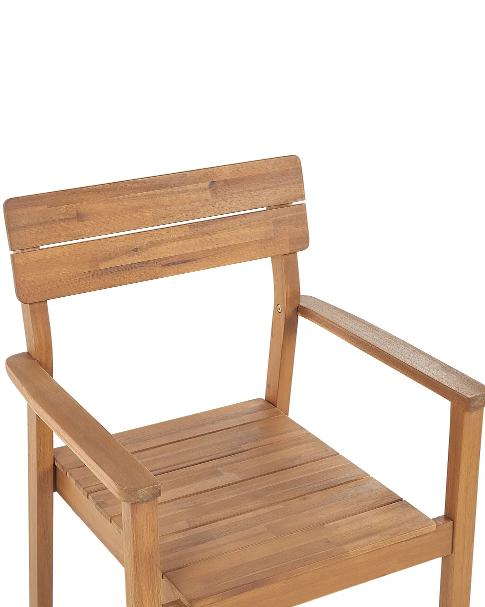 Conjunto De 4 Cadeiras Em Madeira De Acacia Clara Fornelli