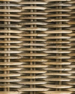 Conjunto De 2 Cadeiras Para Jardim Em Rattan Natural Ribolla