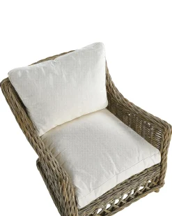 Conjunto De 2 Cadeiras Para Jardim Em Rattan Natural Ribolla