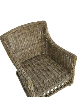 Conjunto De 2 Cadeiras Para Jardim Em Rattan Natural Ribolla