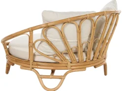 Conjunto De 2 Camas De Jardim Em Rattan Natural Rossano