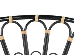 Conjunto De 2 Camas De Jardim Em Rattan Preto Rossano