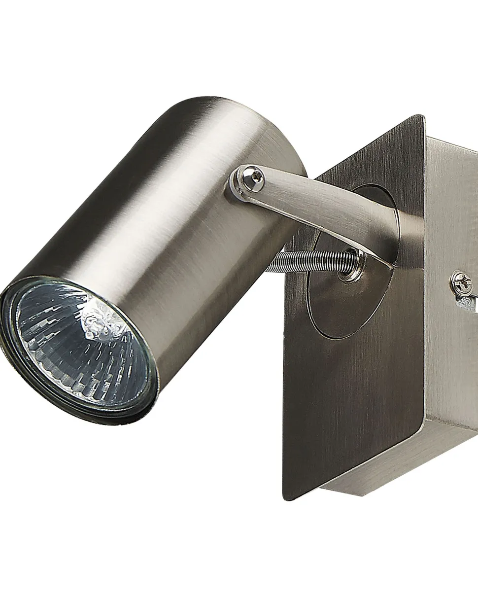 Conjunto De 2 Candeeiros De Parede Em Metal Prateado Klip