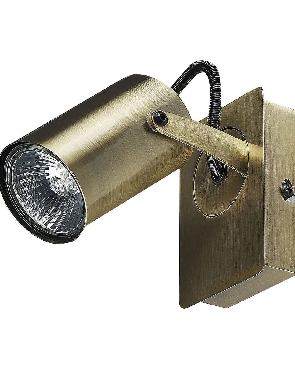 Conjunto De 2 Candeeiros De Parede Em Metal Cor De Bronze Klip