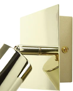 Conjunto De 2 Candeeiros De Parede Dourados Tigris