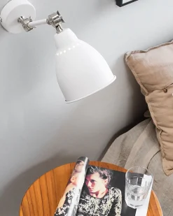 Conjunto De 2 Candeeiros De Parede Branco E Prateado Mississippi M