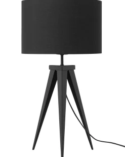 Conjunto De 2 Candeeiros De Mesa Pretos Stiletto